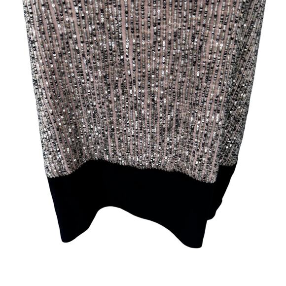 Eileen Fisher Silk Sleeveless Sequin Beaded Top‎ Gold Size SP Small Petite - Picture 6 of 9